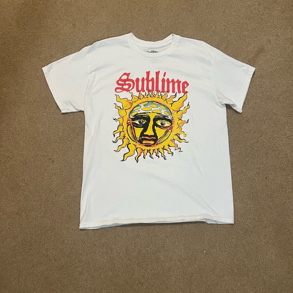 Sublime white tee with graphic size L